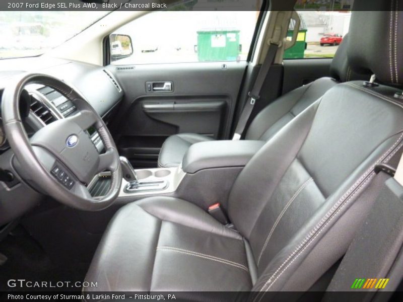  2007 Edge SEL Plus AWD Charcoal Black Interior