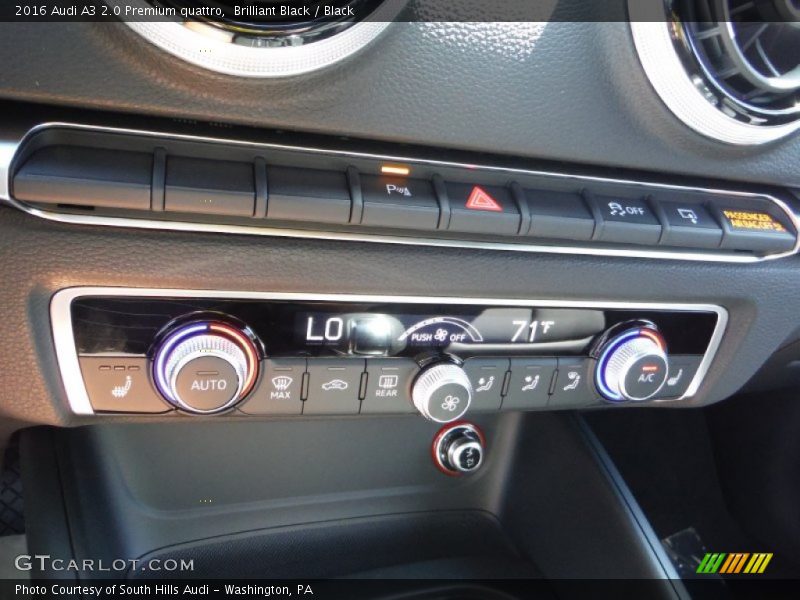 Brilliant Black / Black 2016 Audi A3 2.0 Premium quattro