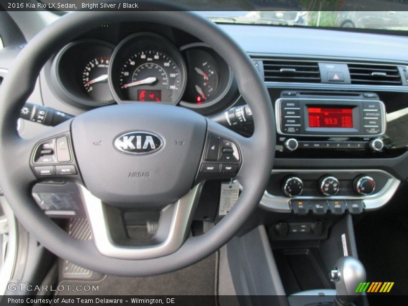 Dashboard of 2016 Rio LX Sedan