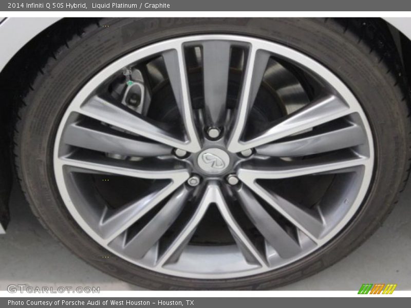 Liquid Platinum / Graphite 2014 Infiniti Q 50S Hybrid