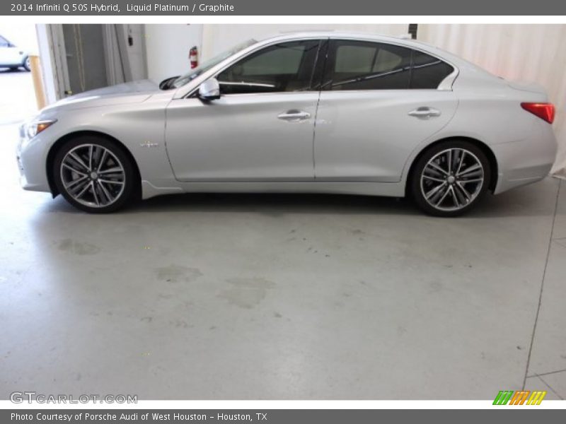 Liquid Platinum / Graphite 2014 Infiniti Q 50S Hybrid