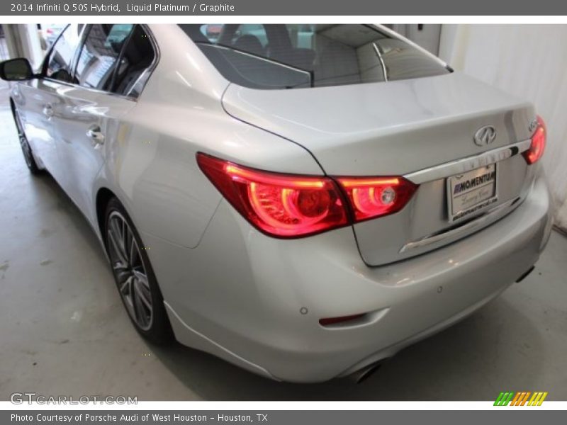 Liquid Platinum / Graphite 2014 Infiniti Q 50S Hybrid