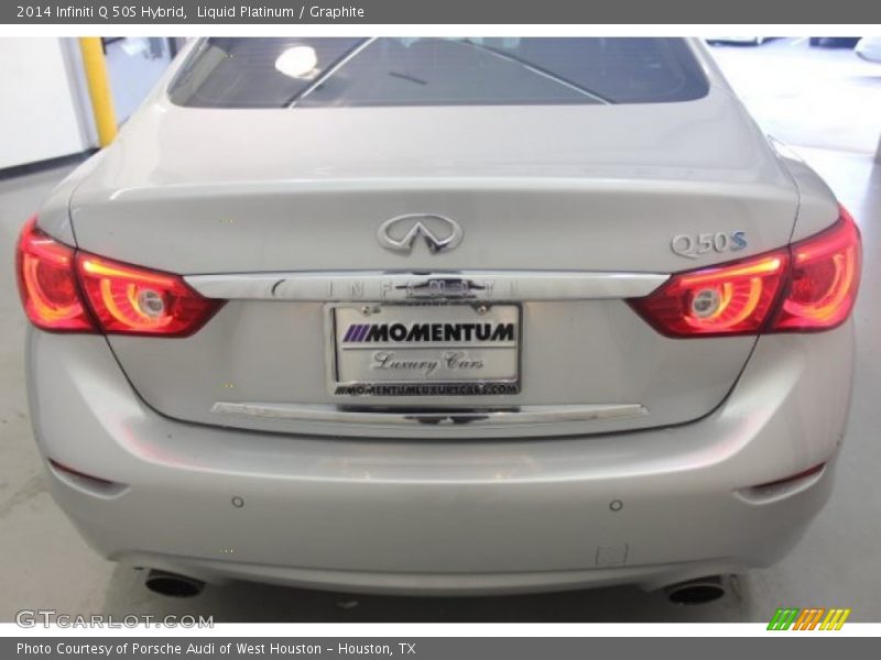 Liquid Platinum / Graphite 2014 Infiniti Q 50S Hybrid