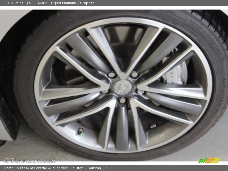 Liquid Platinum / Graphite 2014 Infiniti Q 50S Hybrid