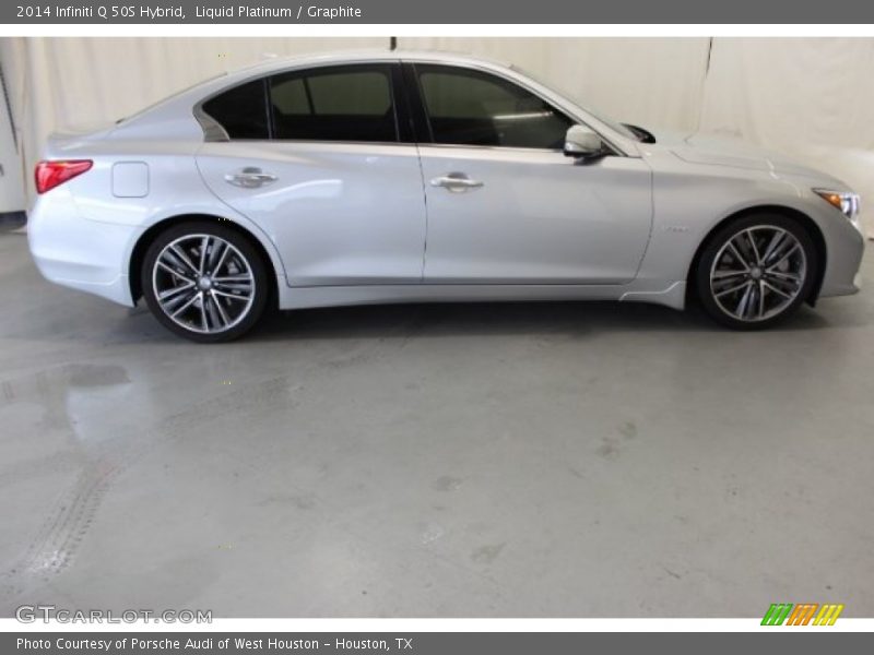 Liquid Platinum / Graphite 2014 Infiniti Q 50S Hybrid