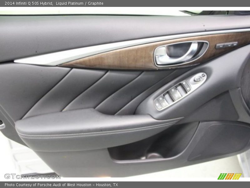 Liquid Platinum / Graphite 2014 Infiniti Q 50S Hybrid