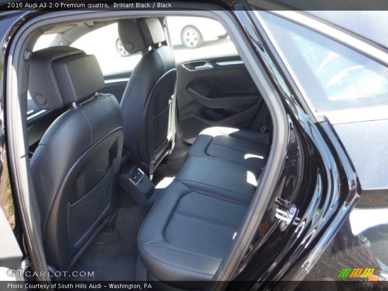 Brilliant Black / Black 2016 Audi A3 2.0 Premium quattro
