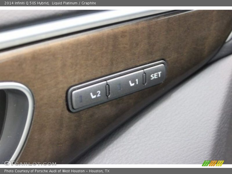 Liquid Platinum / Graphite 2014 Infiniti Q 50S Hybrid