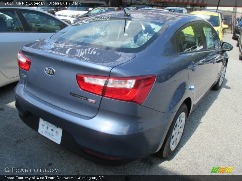 Urban Blue / Black 2016 Kia Rio LX Sedan