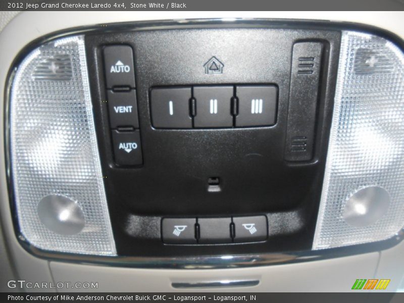 Stone White / Black 2012 Jeep Grand Cherokee Laredo 4x4