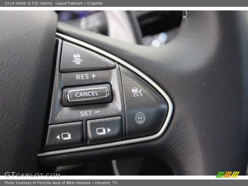 Liquid Platinum / Graphite 2014 Infiniti Q 50S Hybrid