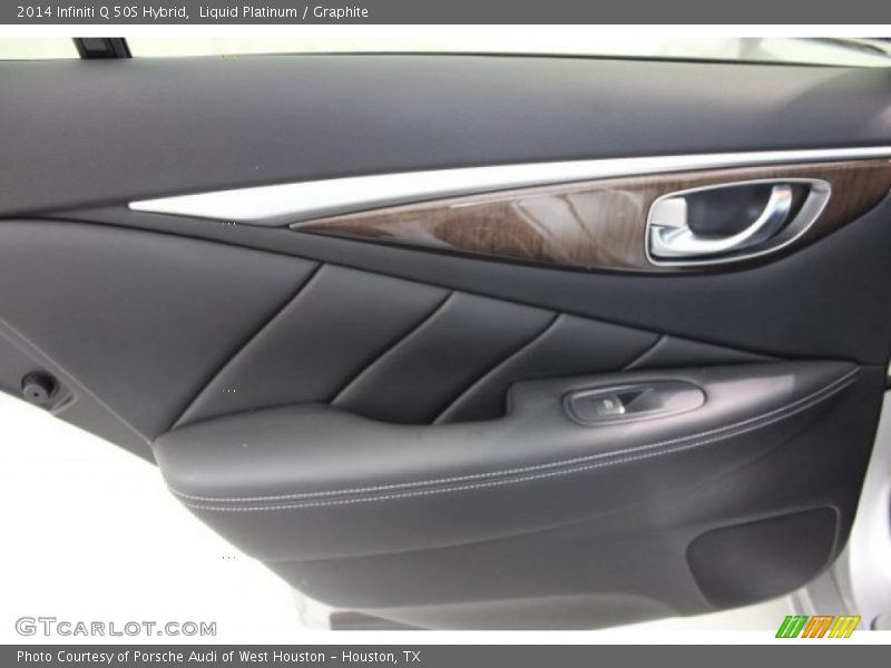 Liquid Platinum / Graphite 2014 Infiniti Q 50S Hybrid