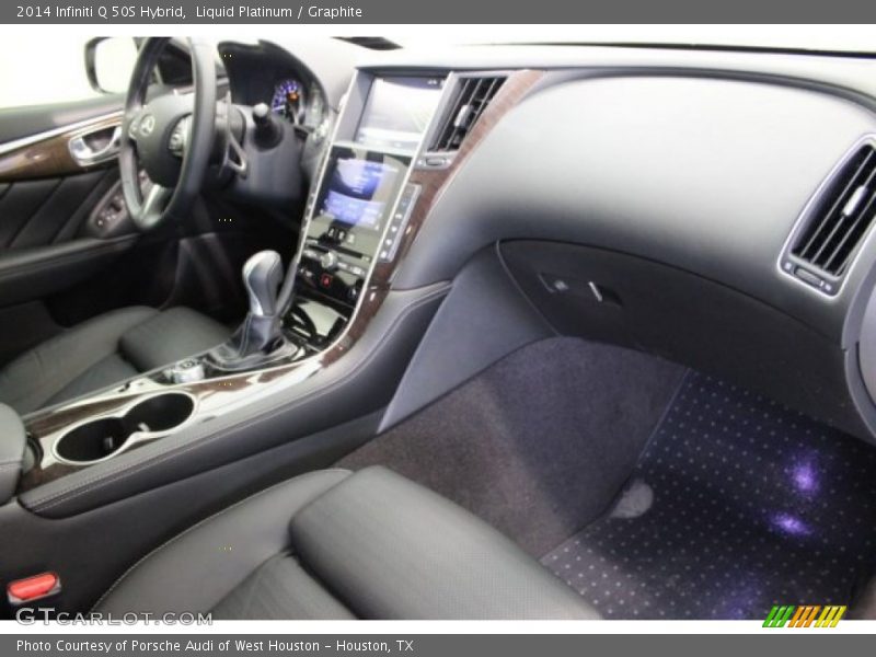 Liquid Platinum / Graphite 2014 Infiniti Q 50S Hybrid