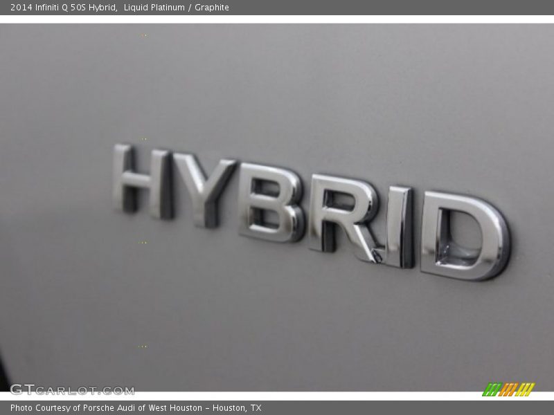 Liquid Platinum / Graphite 2014 Infiniti Q 50S Hybrid