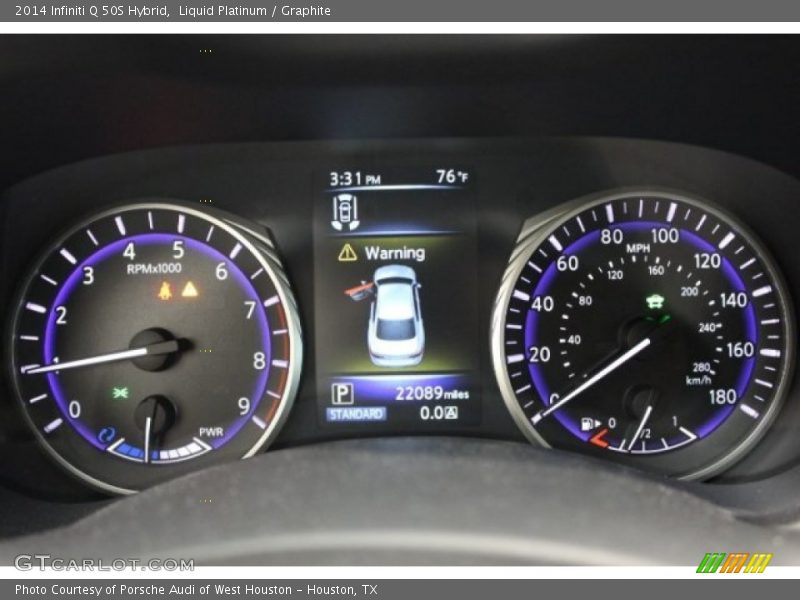  2014 Q 50S Hybrid 50S Hybrid Gauges