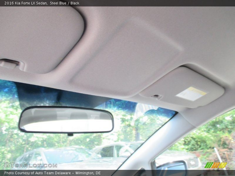 Steel Blue / Black 2016 Kia Forte LX Sedan