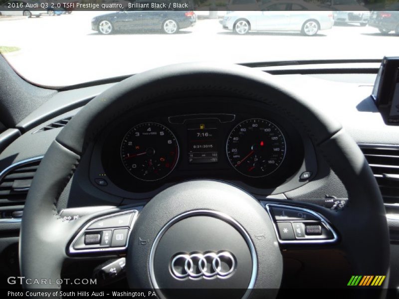 Brilliant Black / Black 2016 Audi Q3 2.0 TSFI Prestige quattro