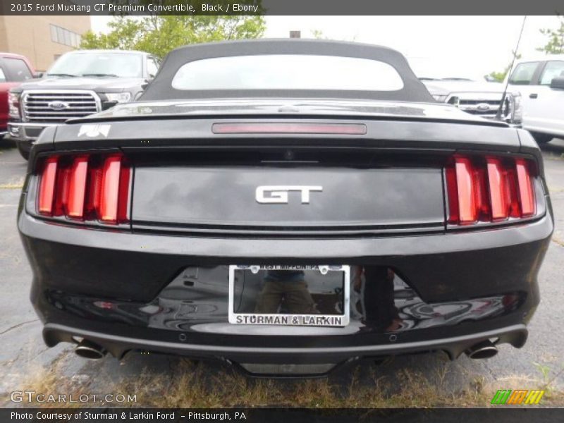Black / Ebony 2015 Ford Mustang GT Premium Convertible
