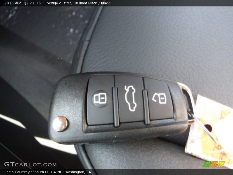 Brilliant Black / Black 2016 Audi Q3 2.0 TSFI Prestige quattro