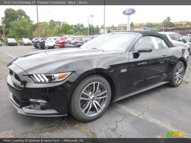 Front 3/4 View of 2015 Mustang GT Premium Convertible