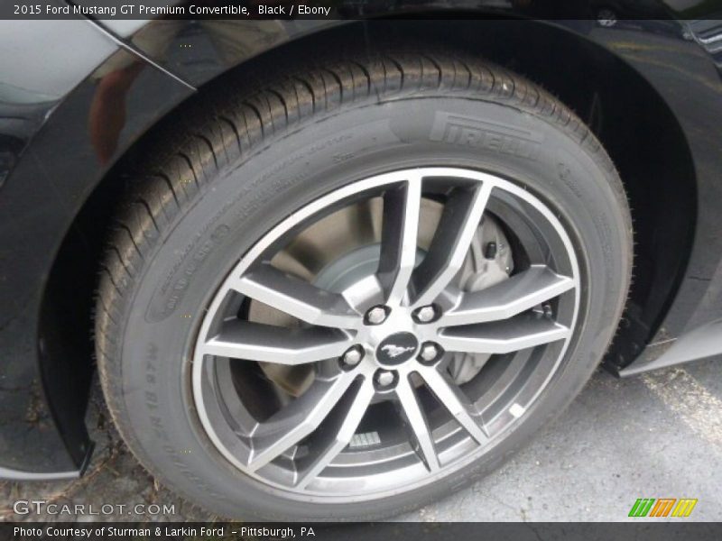 Black / Ebony 2015 Ford Mustang GT Premium Convertible