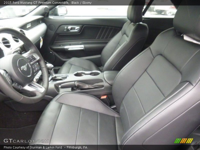 Black / Ebony 2015 Ford Mustang GT Premium Convertible