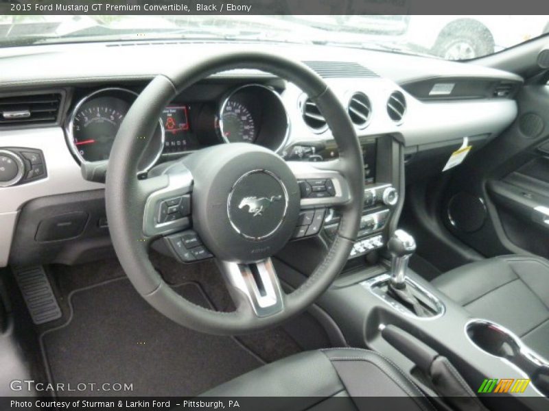 Black / Ebony 2015 Ford Mustang GT Premium Convertible