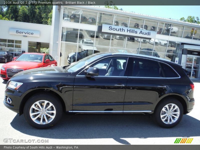 Brilliant Black / Black 2016 Audi Q5 2.0 TFSI Premium quattro