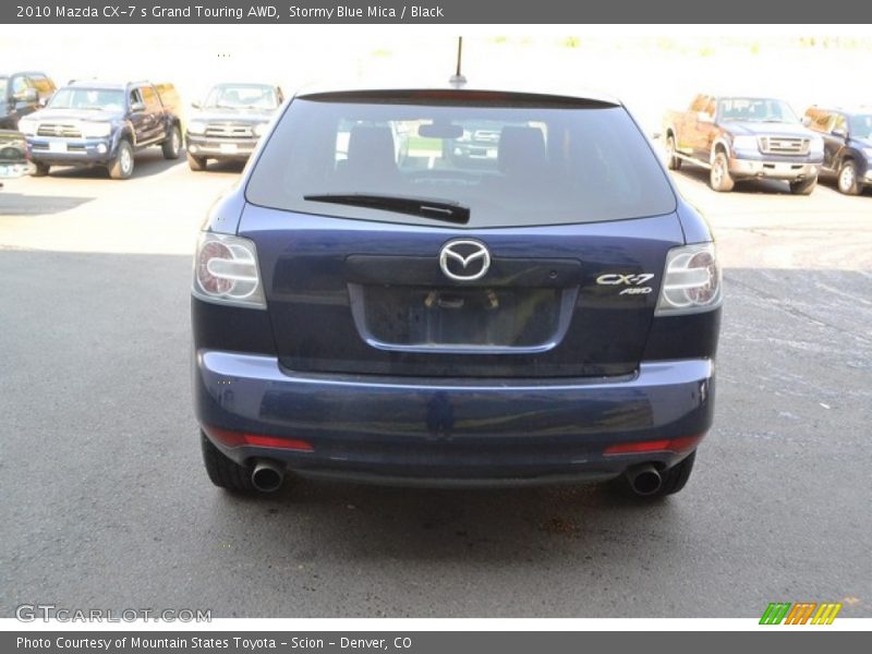 Stormy Blue Mica / Black 2010 Mazda CX-7 s Grand Touring AWD