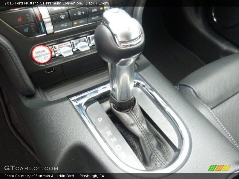 Black / Ebony 2015 Ford Mustang GT Premium Convertible