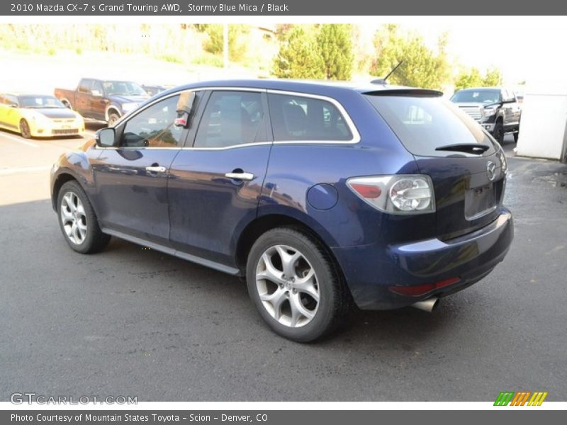 Stormy Blue Mica / Black 2010 Mazda CX-7 s Grand Touring AWD
