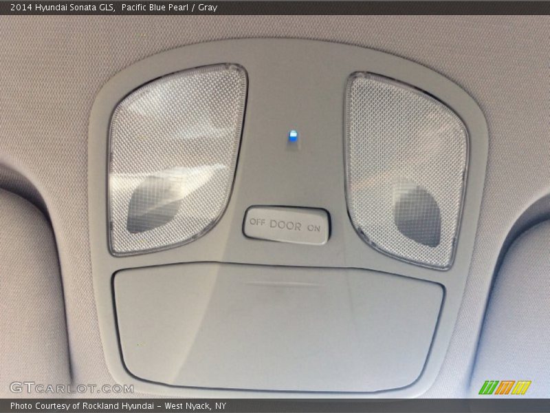 Pacific Blue Pearl / Gray 2014 Hyundai Sonata GLS