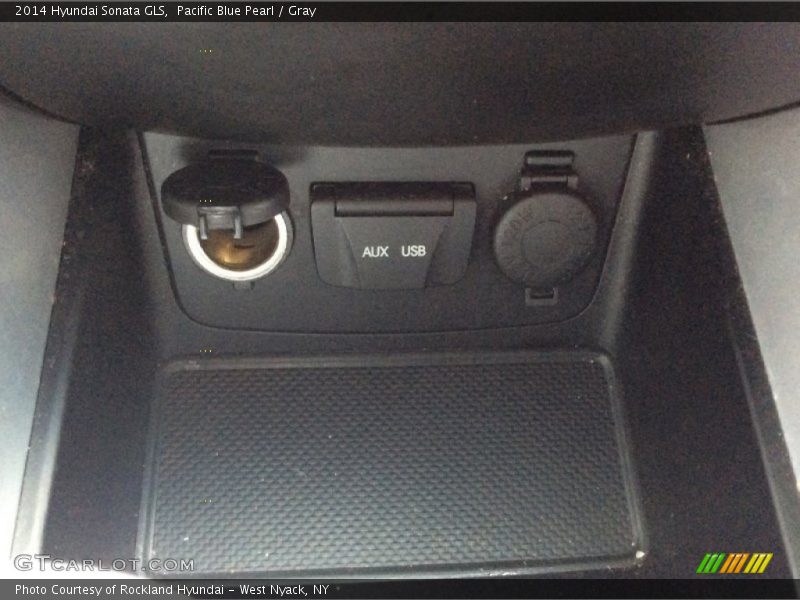Pacific Blue Pearl / Gray 2014 Hyundai Sonata GLS