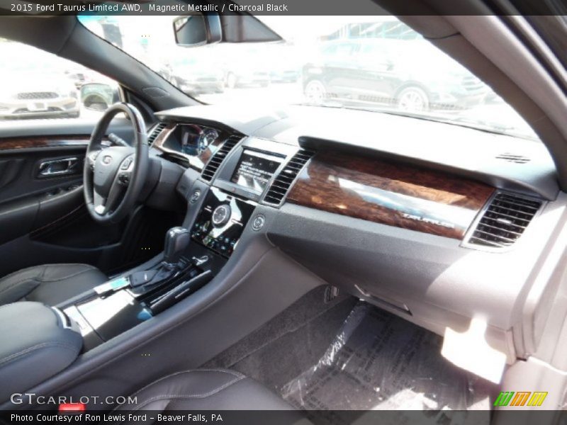 Magnetic Metallic / Charcoal Black 2015 Ford Taurus Limited AWD