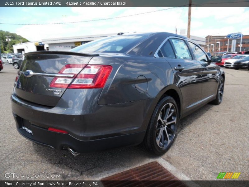 Magnetic Metallic / Charcoal Black 2015 Ford Taurus Limited AWD