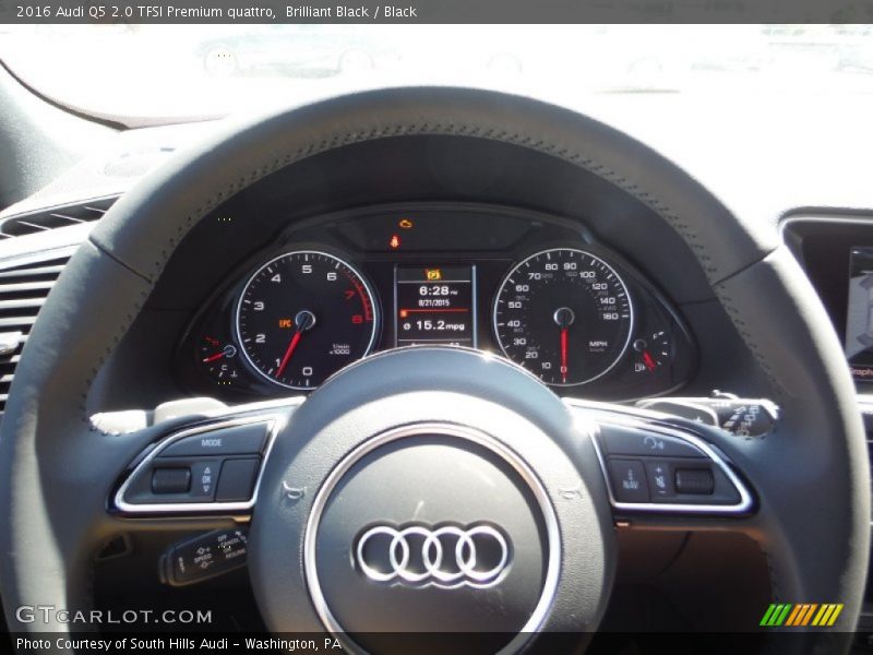 Brilliant Black / Black 2016 Audi Q5 2.0 TFSI Premium quattro