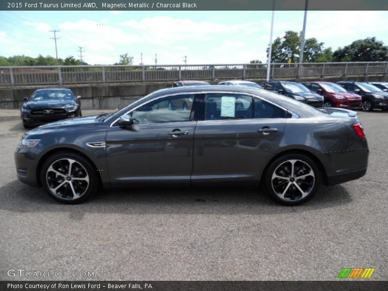 Magnetic Metallic / Charcoal Black 2015 Ford Taurus Limited AWD