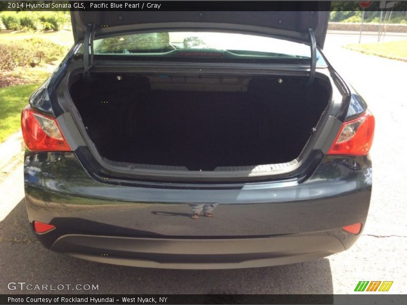 Pacific Blue Pearl / Gray 2014 Hyundai Sonata GLS