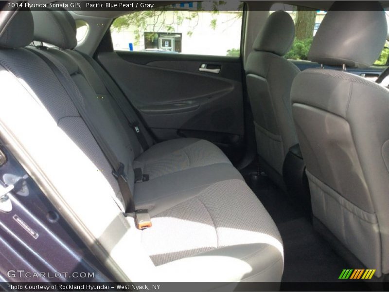 Pacific Blue Pearl / Gray 2014 Hyundai Sonata GLS