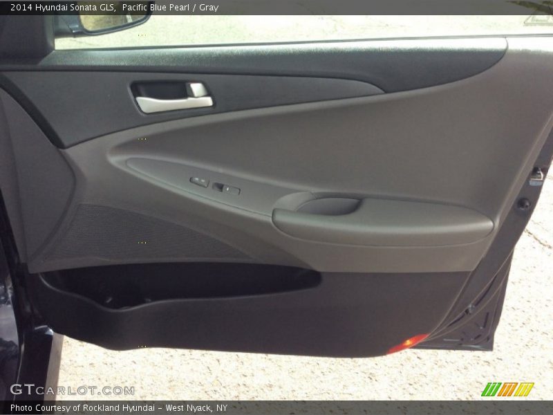 Pacific Blue Pearl / Gray 2014 Hyundai Sonata GLS