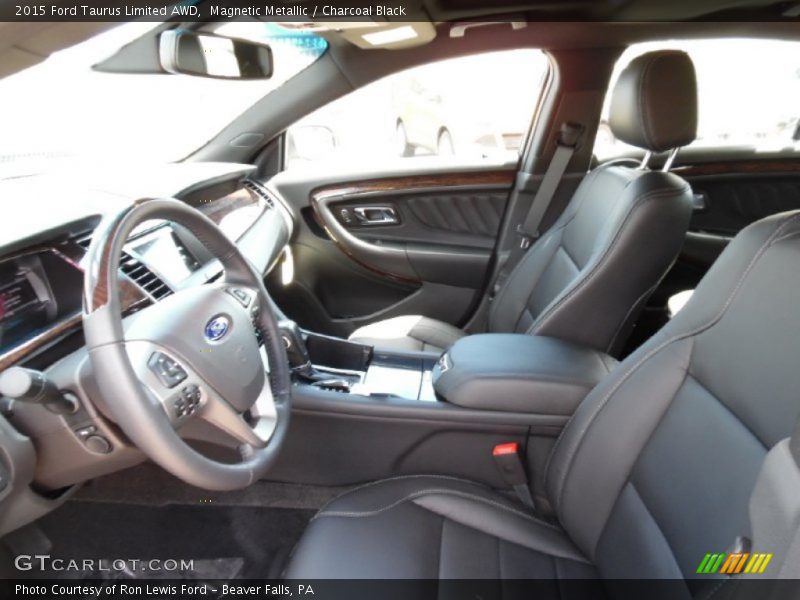 Magnetic Metallic / Charcoal Black 2015 Ford Taurus Limited AWD