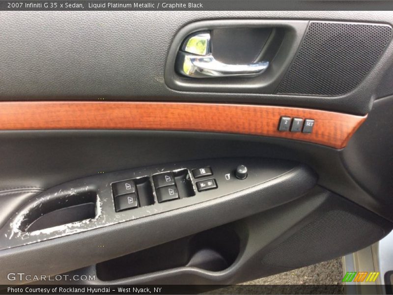 Liquid Platinum Metallic / Graphite Black 2007 Infiniti G 35 x Sedan