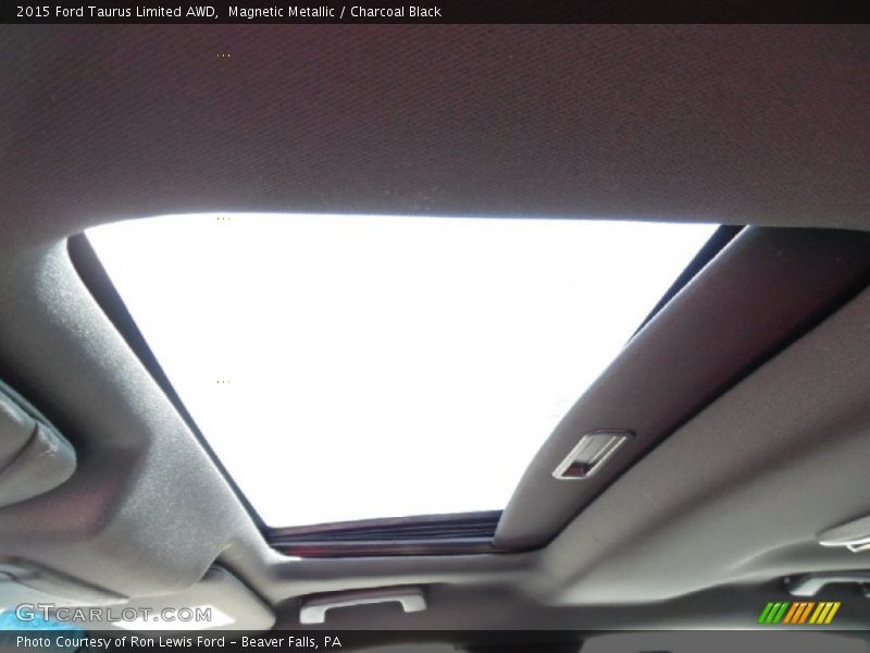 Magnetic Metallic / Charcoal Black 2015 Ford Taurus Limited AWD