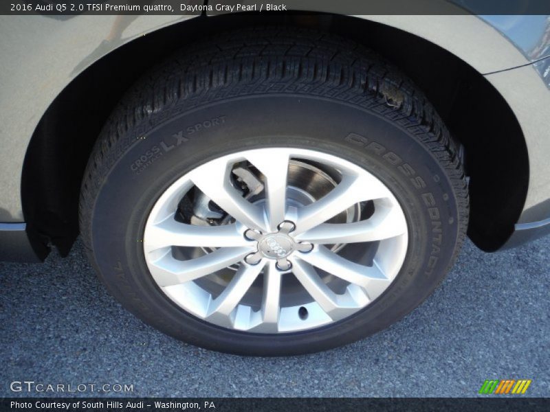 Daytona Gray Pearl / Black 2016 Audi Q5 2.0 TFSI Premium quattro