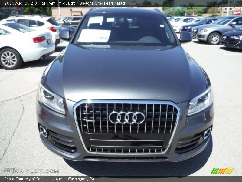 Daytona Gray Pearl / Black 2016 Audi Q5 2.0 TFSI Premium quattro