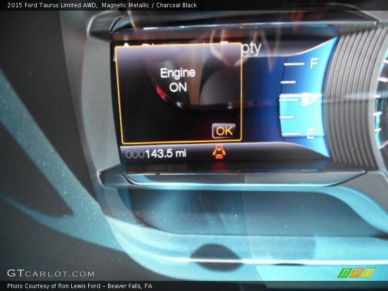 Magnetic Metallic / Charcoal Black 2015 Ford Taurus Limited AWD