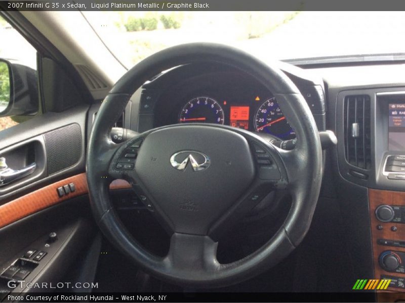 Liquid Platinum Metallic / Graphite Black 2007 Infiniti G 35 x Sedan