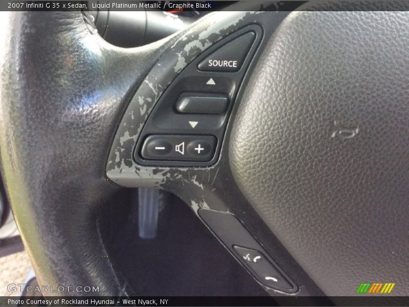 Liquid Platinum Metallic / Graphite Black 2007 Infiniti G 35 x Sedan