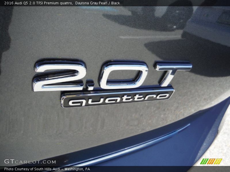Daytona Gray Pearl / Black 2016 Audi Q5 2.0 TFSI Premium quattro