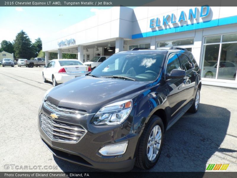 Tungsten Metallic / Jet Black 2016 Chevrolet Equinox LT AWD